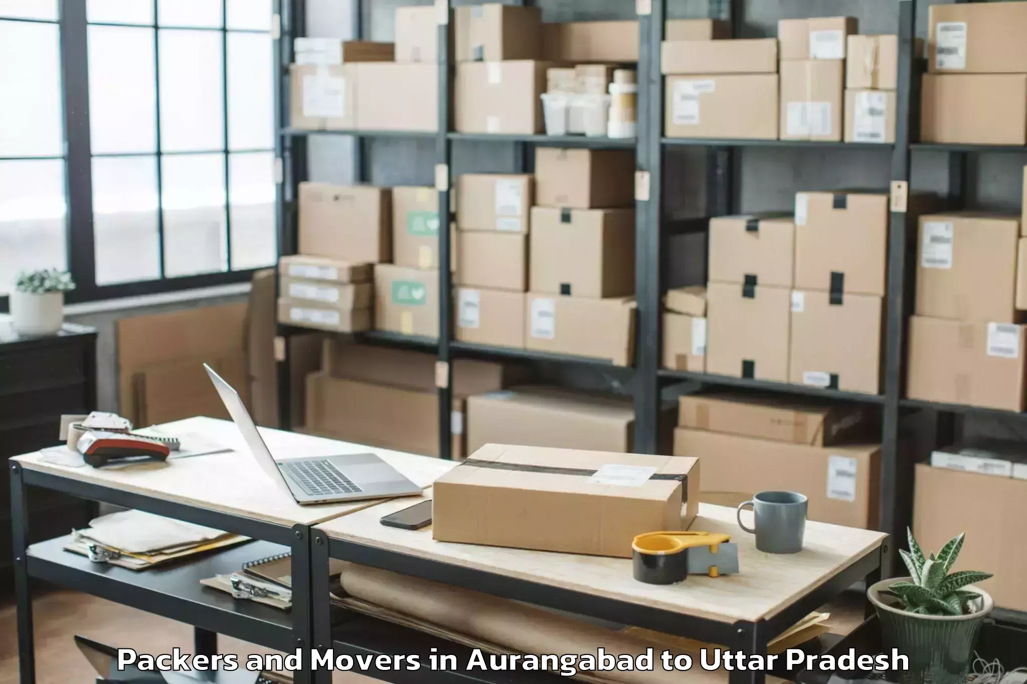 Reliable Aurangabad to Gahmar Packers And Movers